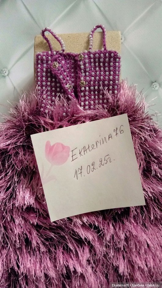 Платье вечернее для кукол Tonner (фото 7)