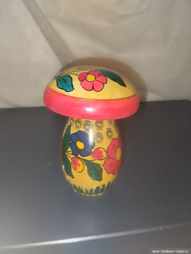 Деревянная игрушка СССР Гриб