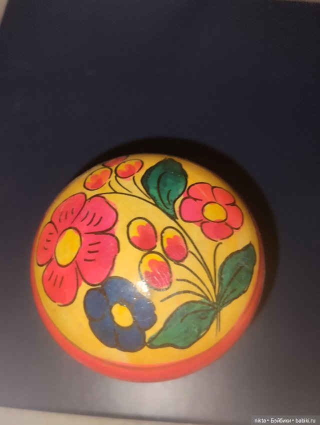 Деревянная игрушка СССР Гриб (фото 3)