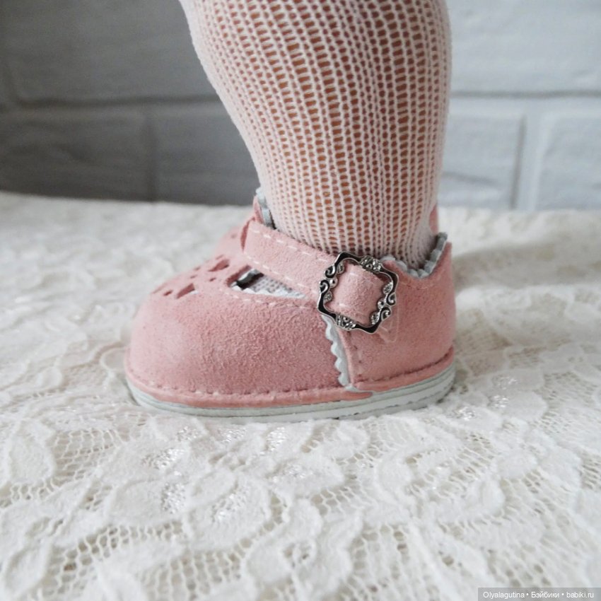 Замшевые сандалии для Moppets Meadow dolls (фото 6)