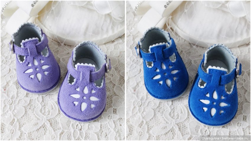 Замшевые сандалии для Moppets Meadow dolls (фото 3)