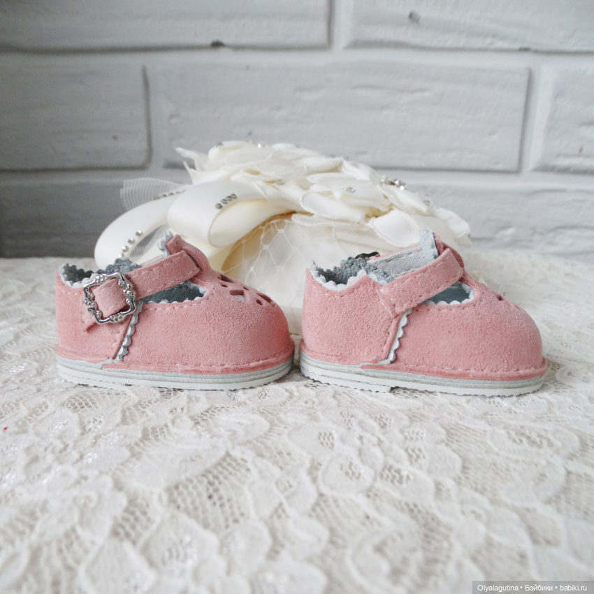 Замшевые сандалии для Moppets Meadow dolls (фото 5)