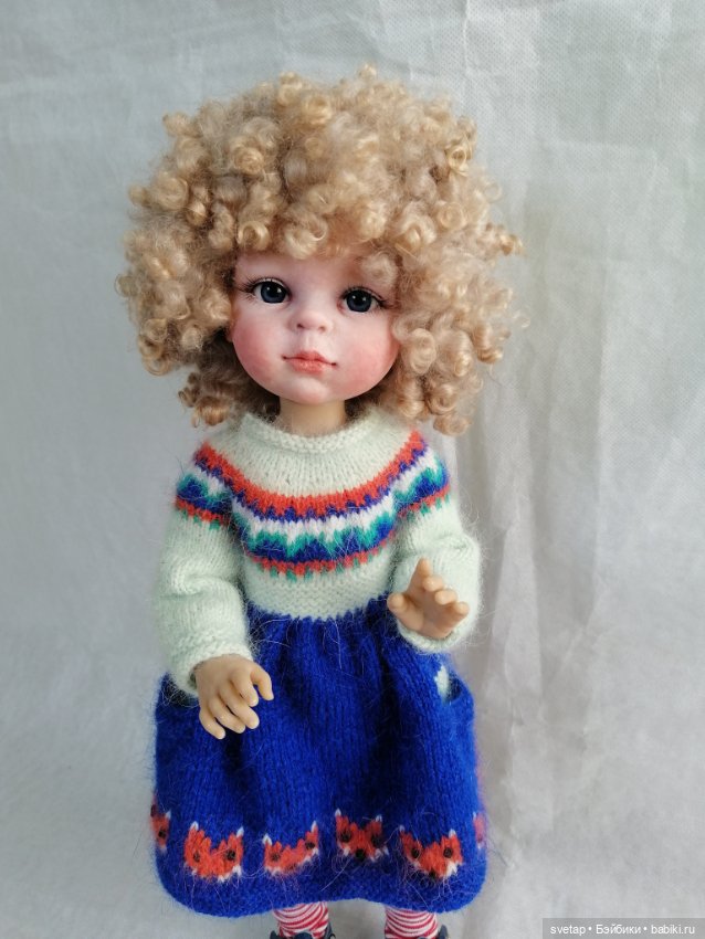 Кудряшка Маняша ООАК от Paola Reina (фото 6)