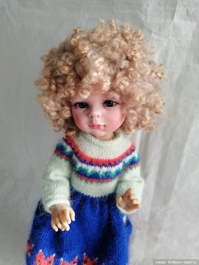 Кудряшка Маняша ООАК от Paola Reina (фото 2)