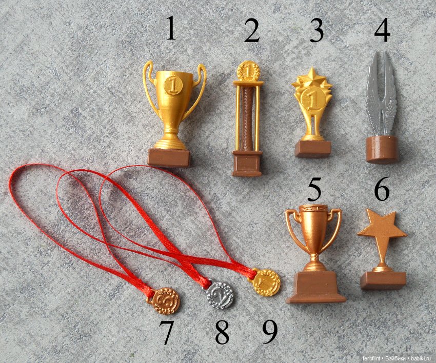 Набор наград в масштабе 1:6 (фото 2)