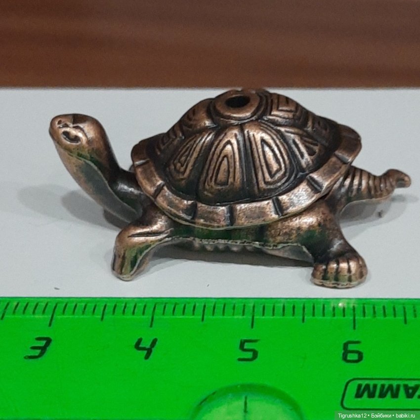 Черепашка металл — Миниатюра для кукол (фото 3)