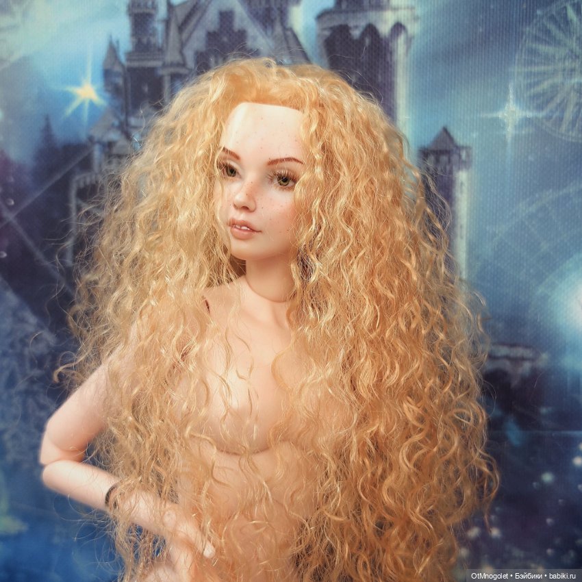 Кудрявые парики для Рады — Парики для BJD (фото 3)
