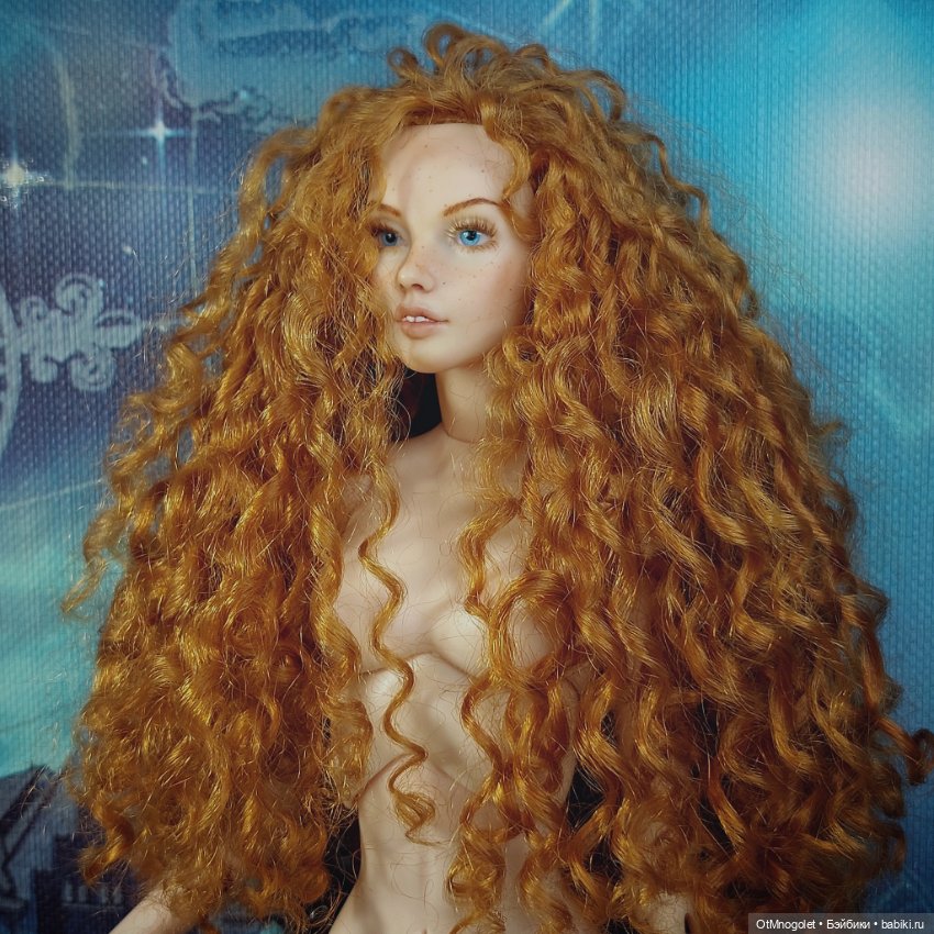 Кудрявые парики для Рады — Парики для BJD (фото 6)