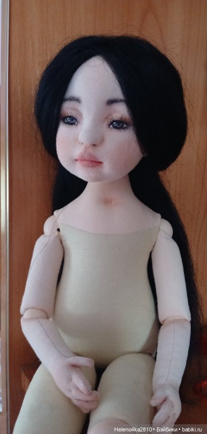 Текстильная девочка Лан — Авторские куклы (фото 3)