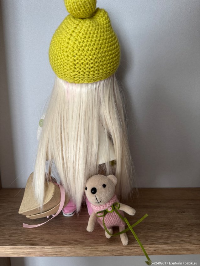 Весенняя нежность- авторская текстильная кукла (фото 2)