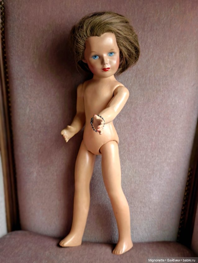Monica- "живые волосы" — Антикварные куклы