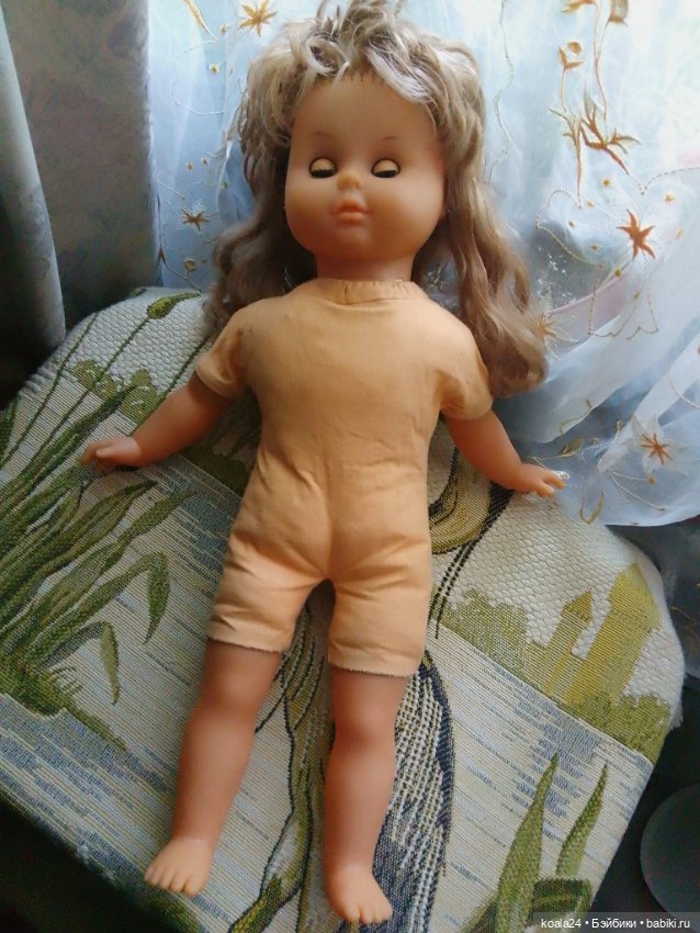 Кукла мягконабивная ГДР — Винтажные куклы и игрушки детства (фото 2)
