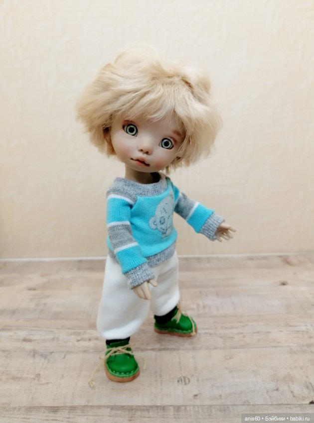 Антошка авторская кукла БЖД О. Бабаевой (молд Викки) (фото 6)