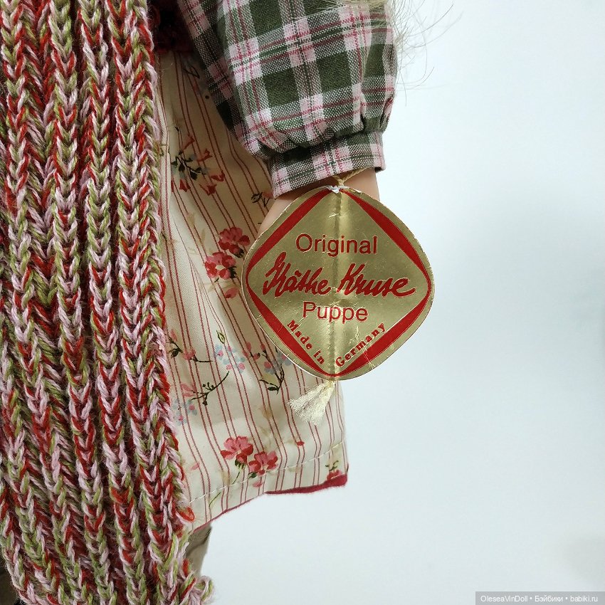 Sophie от Kathe Kruse. Винтажная Немецкая Виниловая Кукла. Circa 1990-х