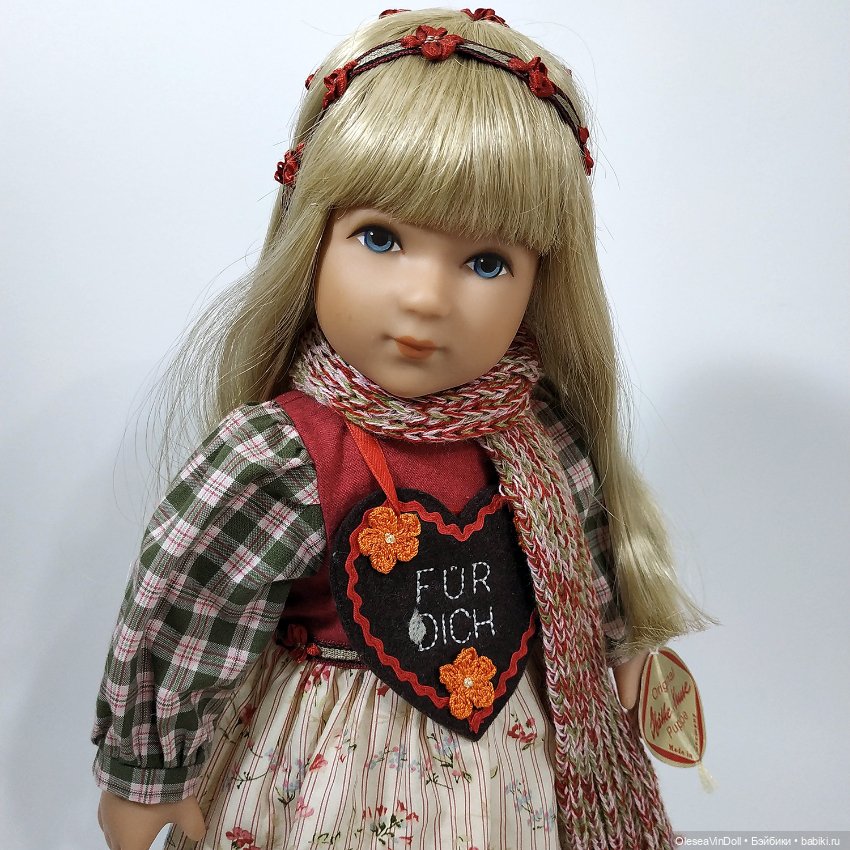 Sophie от Kathe Kruse. Винтажная Немецкая Виниловая Кукла. Circa 1990-х