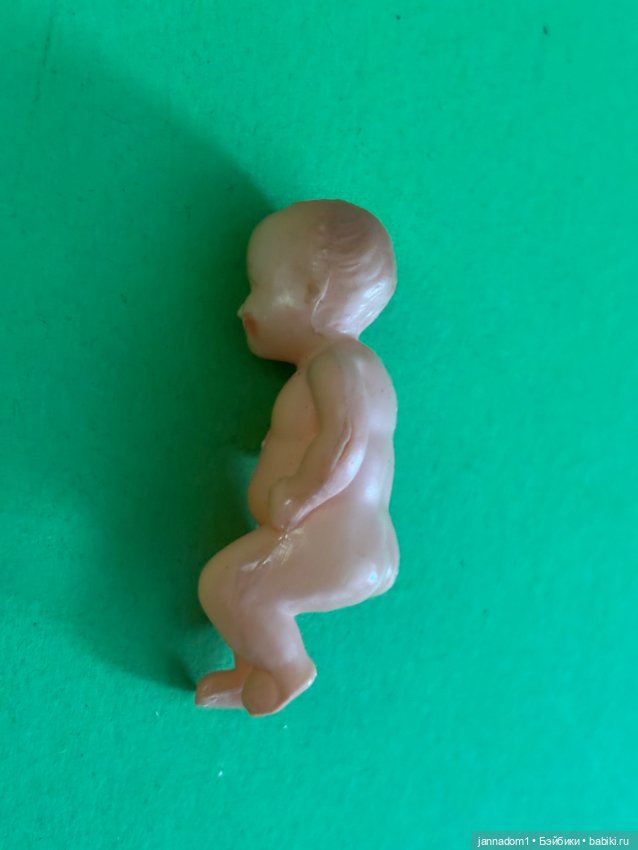 Целлулоидный малыш Minerva с соской, высота 5 см (фото 4)