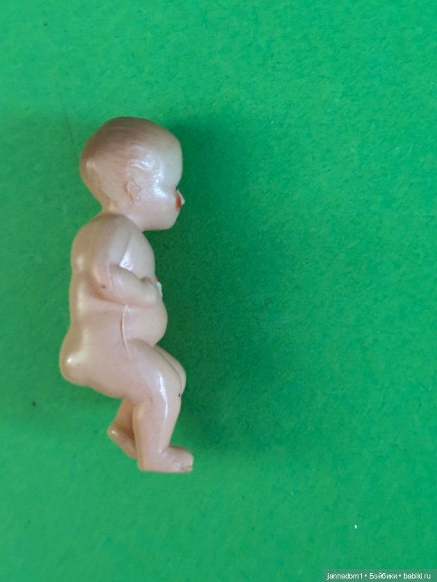 Целлулоидный малыш Minerva с соской, высота 5 см (фото 3)