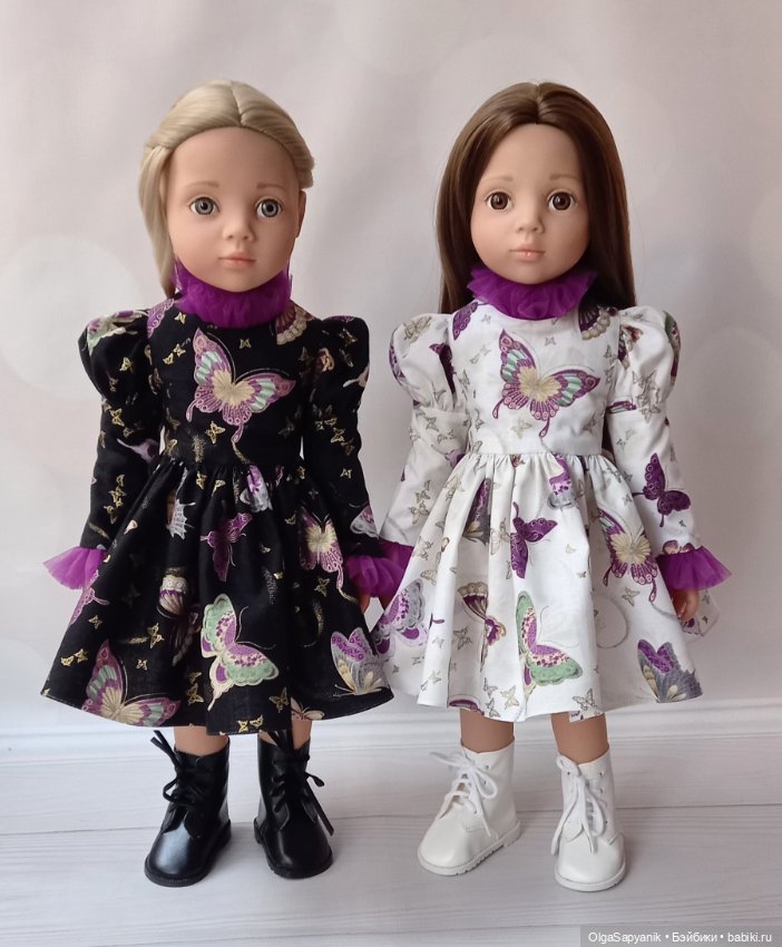 Платья "День и ночь" — Одежда для кукол