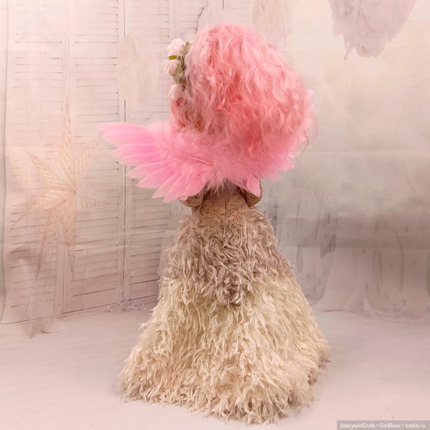 Кукла OOAK Элина, Розовый Ангел (фото 8)