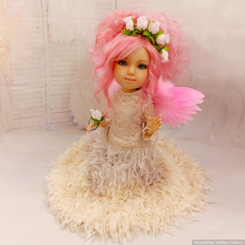 Кукла OOAK Элина, Розовый Ангел (фото 7)