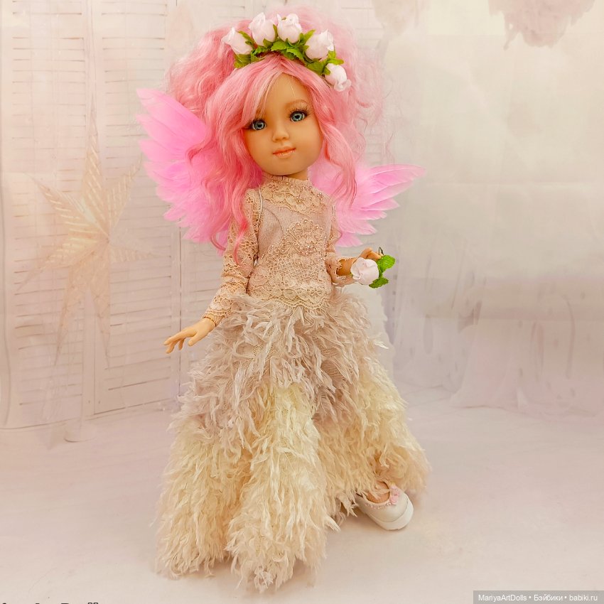 Кукла OOAK Элина, Розовый Ангел (фото 2)