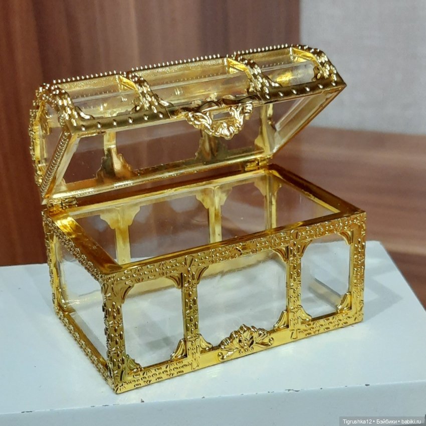 Сундук в кукольный домик — Миниатюра для кукол