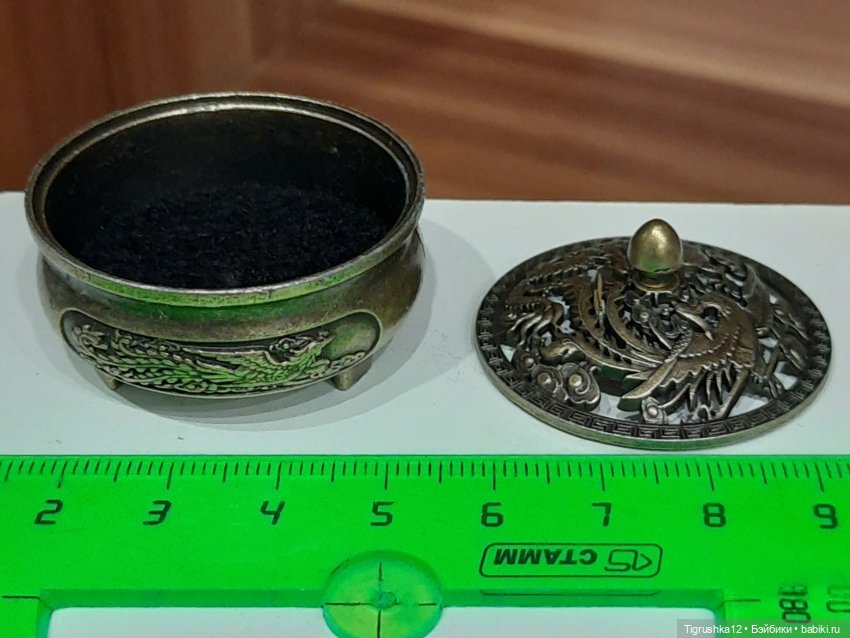 Горшочек металл — Миниатюра для кукол (фото 5)