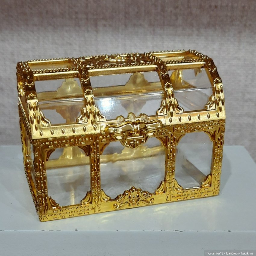 Сундук в кукольный домик — Миниатюра для кукол (фото 2)