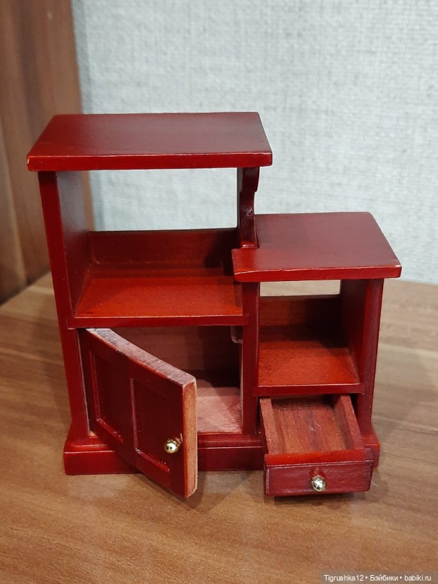 Шкафчик в кукольный домик (фото 8)