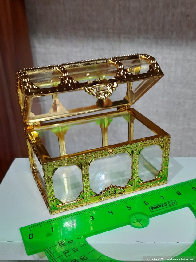 Сундук в кукольный домик — Миниатюра для кукол (фото 7)