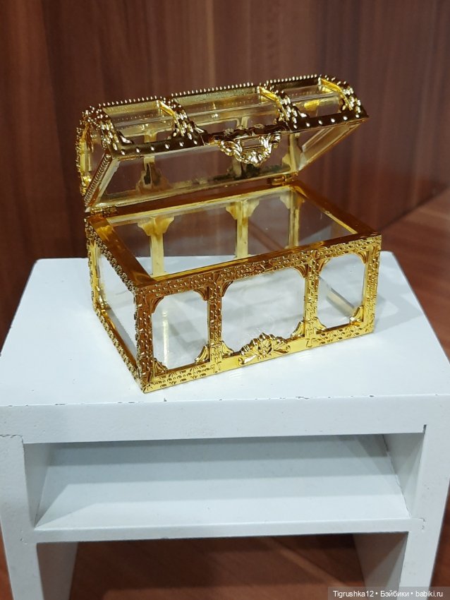 Сундук в кукольный домик — Миниатюра для кукол (фото 5)