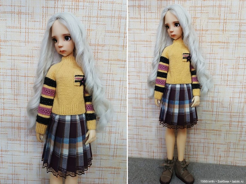 Одежда на кукол СД Кайе Виггс и др. 1/3 СД БЖД роста 50-65 см (фото 5)