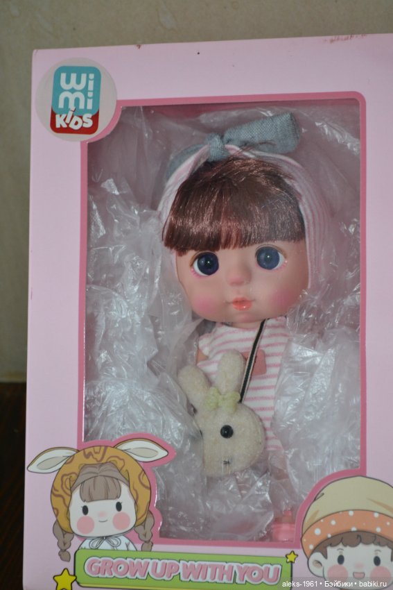 Новая куколка "Глазки-вишенки" в коробке 18см (фото 4)