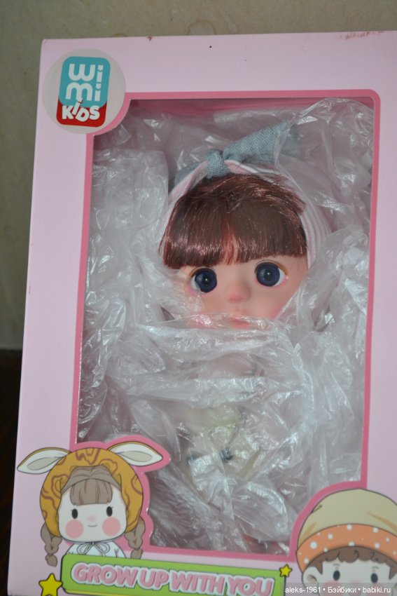 Новая куколка "Глазки-вишенки" в коробке 18см (фото 3)