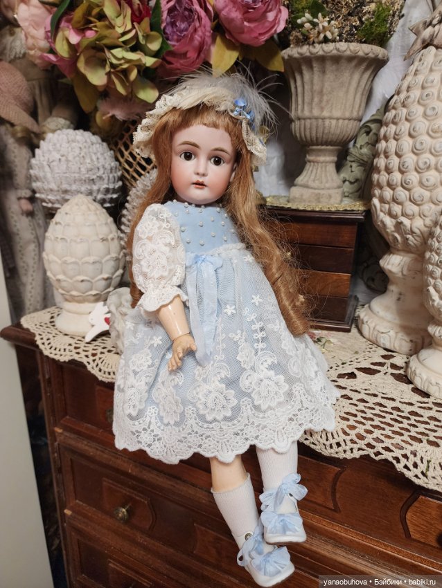 Антикварная куколка Кестнер 167 кабинетного размера (фото 3)