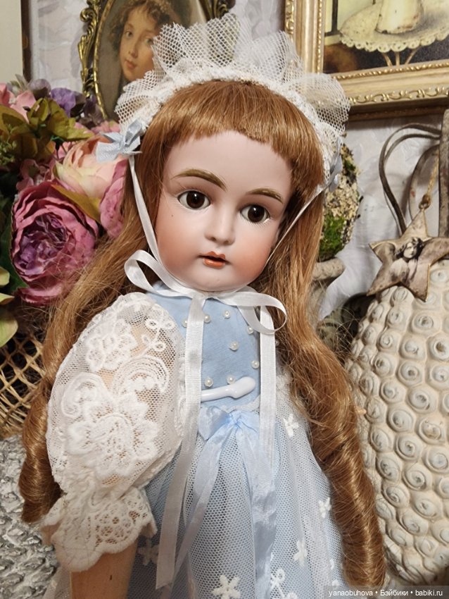 Антикварная куколка Кестнер 167 кабинетного размера