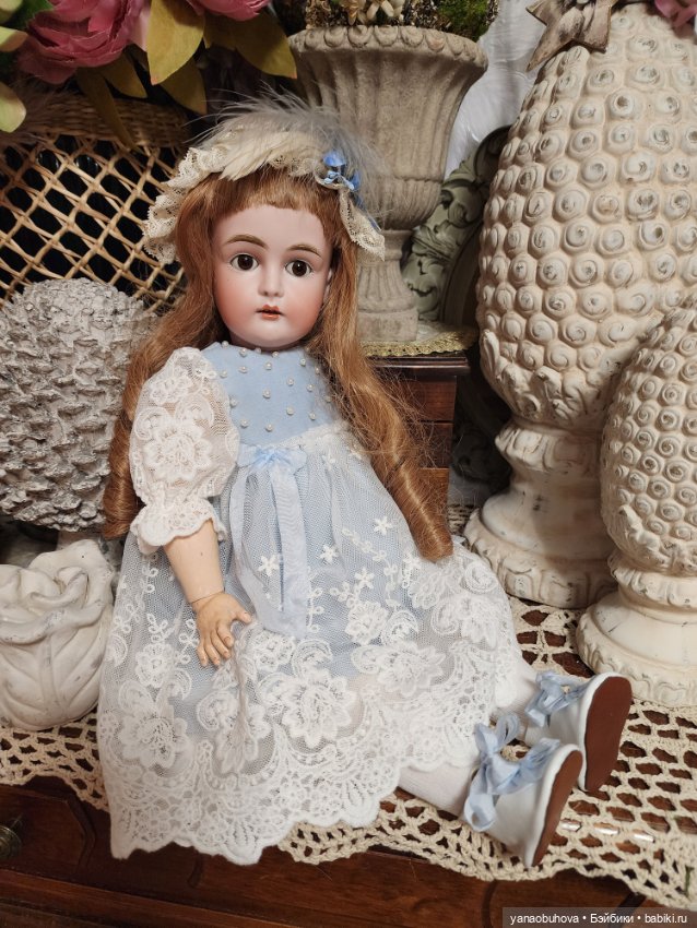 Антикварная куколка Кестнер 167 кабинетного размера (фото 4)