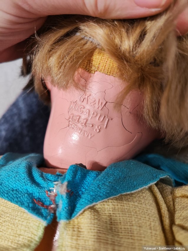 Антикварная немецкая куколка K&W