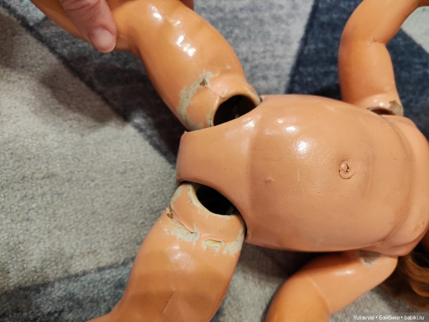 Кукла композит винтажная — Винтажные куклы и игрушки детства (фото 6)