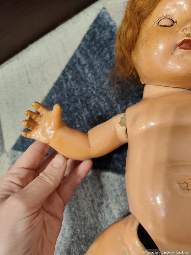 Кукла композит винтажная — Винтажные куклы и игрушки детства (фото 5)