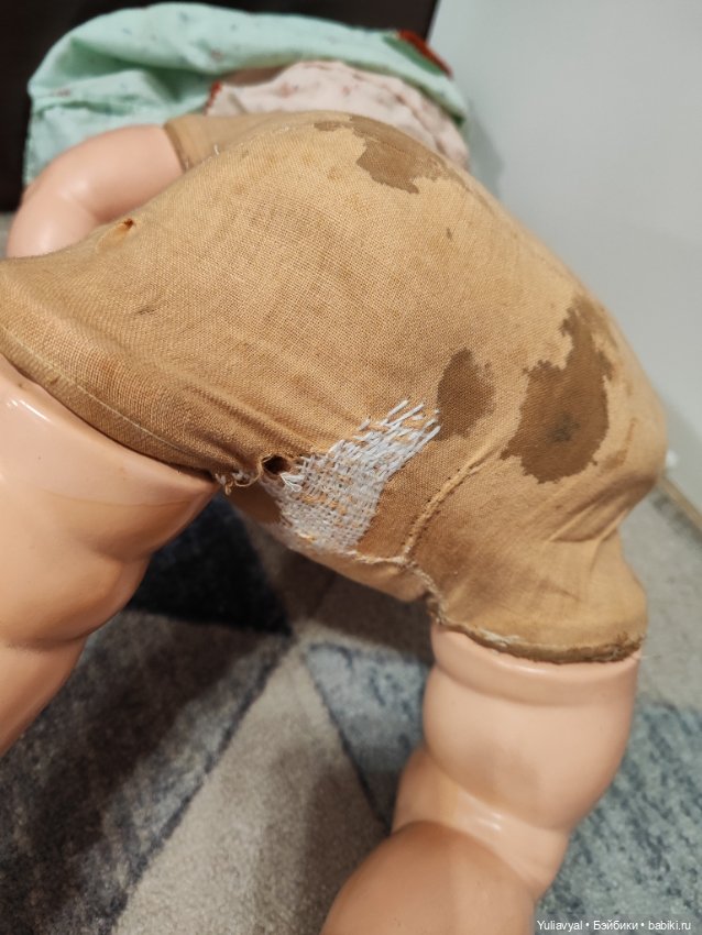 Огромный немецкий пупс — Антикварные куклы