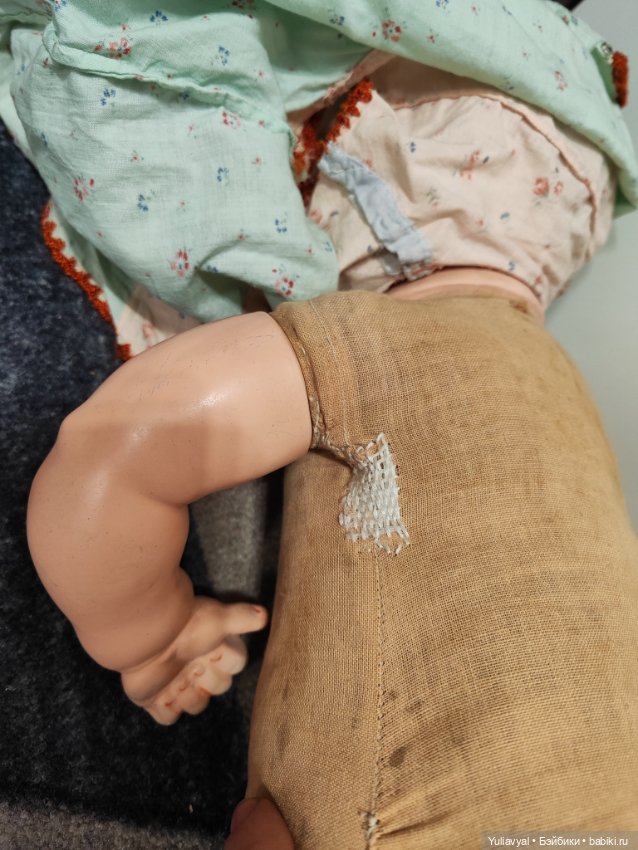 Огромный немецкий пупс — Антикварные куклы