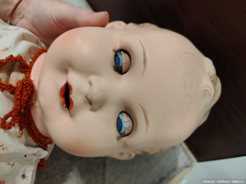 Огромный немецкий пупс — Антикварные куклы (фото 8)