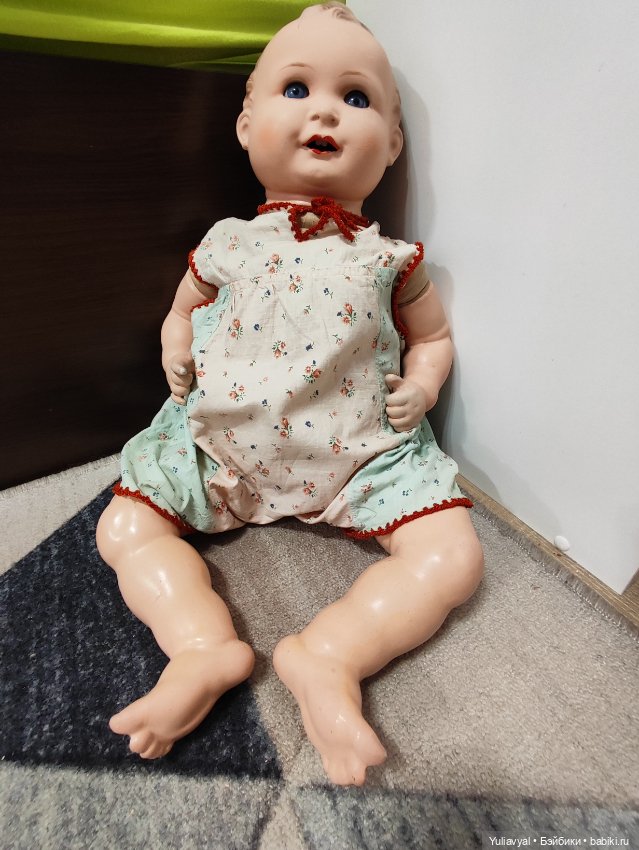 Огромный немецкий пупс — Антикварные куклы (фото 5)