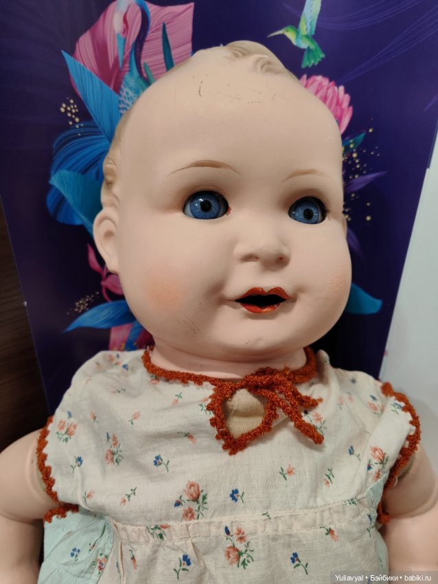 Огромный немецкий пупс — Антикварные куклы