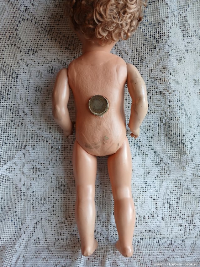 Кукла Германия старинная папье-маше (фото 4)