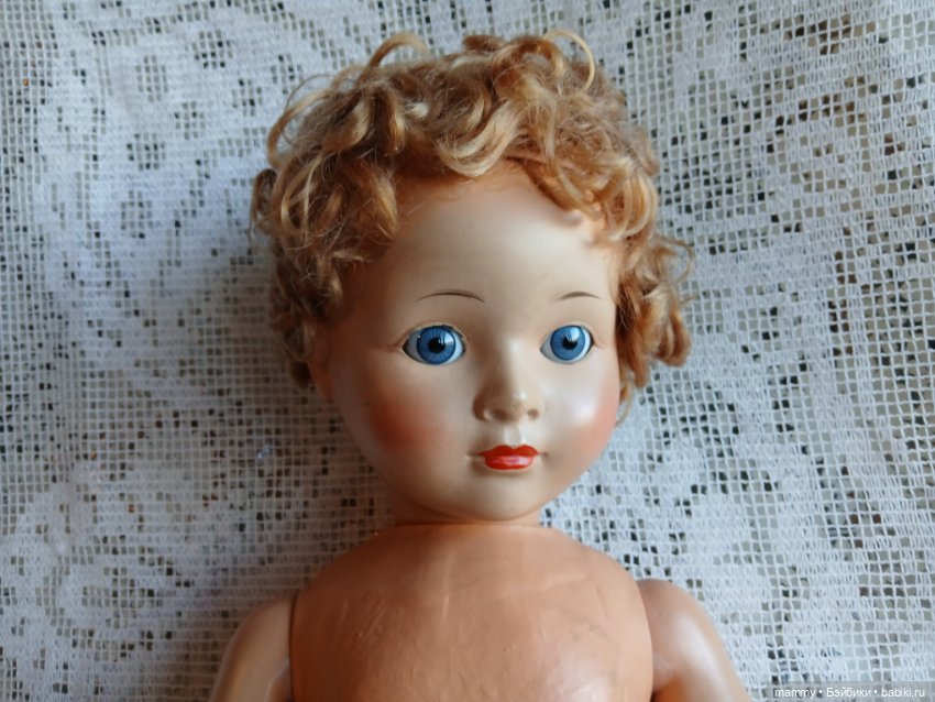 Кукла Германия старинная папье-маше (фото 6)