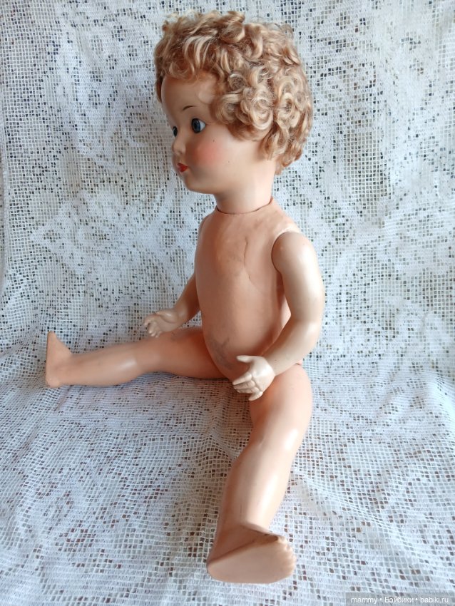 Кукла Германия старинная папье-маше (фото 5)