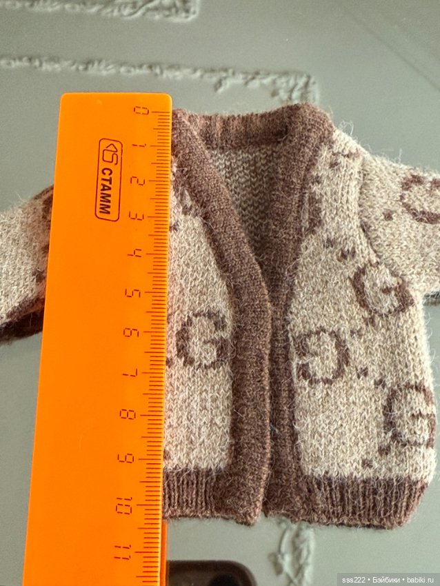 Классный кардиган Gucci — Одежда для кукол (фото 4)