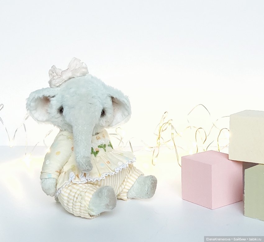 Тедди слоник Фанти — Авторские игрушки (фото 2)